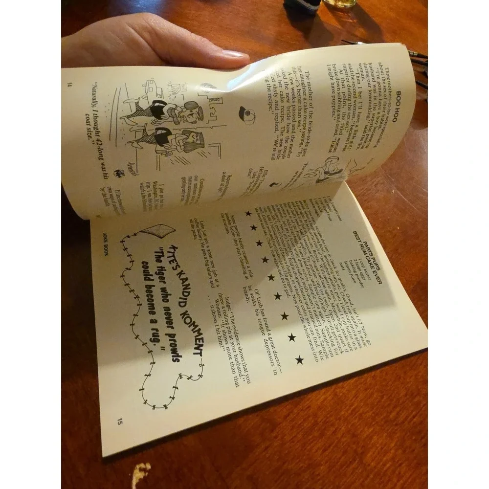 Parts Pups Joke Book 1989 VG
